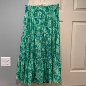 Topshop midi skirt